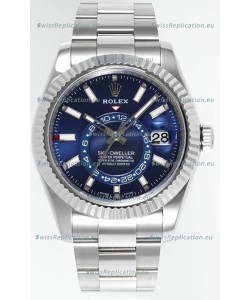 Rolex Sky-Dweller REF #m336934 Blue Dial Watch in 904L Steel Case - Super Clone Watch