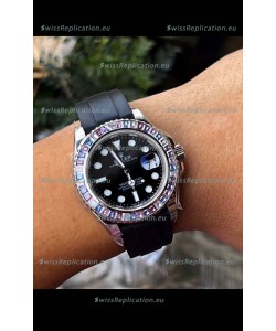 Rolex Yachtmaster 126679 White Gold Diamonds Cal.3235 Swiss 1:1 Ultimate 904L Steel Watch