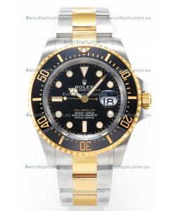 Rolex Sea-Dweller Super Clone 126603 Swiss Replica Watch 1:1 Mirror Replica in Two Tone Casing 904L Steel