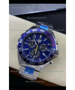 Tag Heuer F1 Edition Swiss Quartz Watch in Blue Dial Stainless Steel Casing 