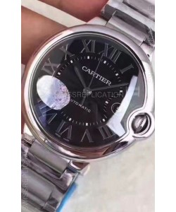 Ballon De Cartier Automatic 1:1 Mirror Swiss Replica Watch in 904L Steel Casing - 42MM