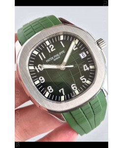 Patek Philippe Aquanaut 5168G-010 Swiss Replica 904L Steel Green Dial - 1:1 Mirror Edition