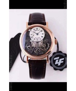 Breguet Tradition 7057BR/R9/9W6 Pink Gold Dual Tourbillon Swiss Replica Watch