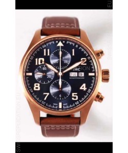 IWC Pilot Chronograph Le Petit Prince Edition Rose Gold 1:1 Mirror Replica Watch
