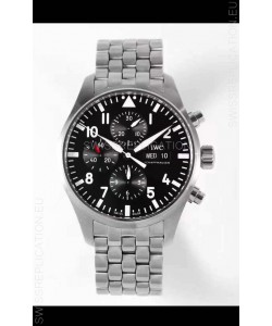 IWC Pilot Chronograph Le Petit Prince Edition Black Dial 1:1 Mirror Replica Watch