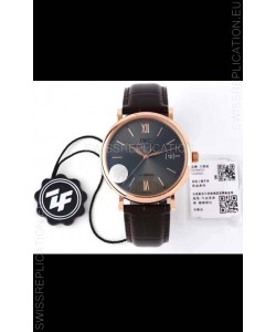 IWC Portofino Automatic 1:1 Mirror Quality Rose Gold Casing Swiss Replica Watch