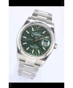 Rolex Datejust Palm Motif Dial 36MM Cal.3135 Movement Swiss Replica Watch in 904L Casing