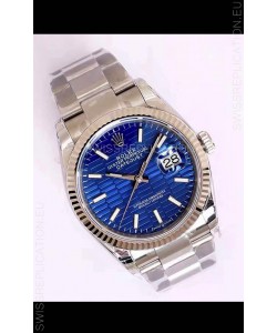 Rolex Datejust Fluted-Motif Dial 41MM Cal.3135 Movement Swiss Replica Watch in 904L Steel Casing