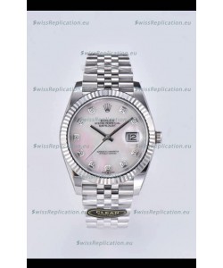 Rolex Datejust 126334 41MM ETA 3235 Swiss 1:1 Mirror Replica Watch in 904L Steel - Pearl Dial