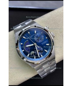 Vacheron Constantin Power Reserve Blue Dial Stainless Steel Casing/Strap Swiss Replica Watch