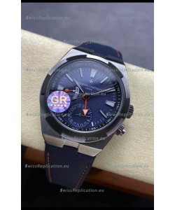 Vacheron Constantin Overseas Dual Time Titanium 1:1 Mirror Swiss Replica Watch in Blue Dial