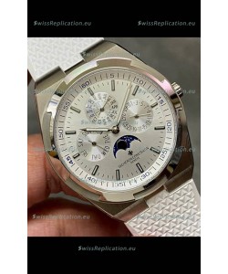 Vacheron Constantin Overseas Perpetual Calendar Ultra-Thin Steel Dial with Steel Strap