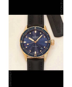 Blancpain Fifty Fathoms BATHYSCAPHE Rose Gold Edition Swiss Replica 1:1 Swiss Watch