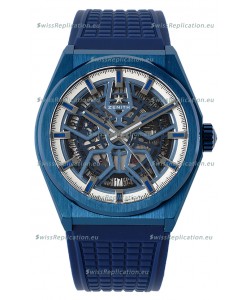 Zenith Defy Classic Skeleton 41MM Blue Ceramic Men's Swiss Replica Watch