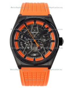 Zenith Defy Classic Skeleton 41MM Black Ceramic Men's Swiss Replica Watch