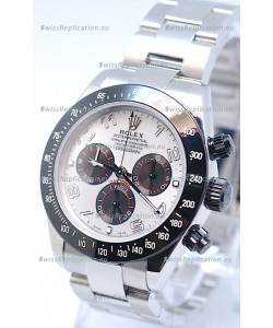 Rolex Project X Daytona Limited Edition Series II Cosmograph MonoBloc Cerachrom Swiss Watch in White Face