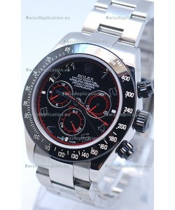Rolex Project X Daytona Limited Edition Series II Cosmograph MonoBloc Cerachrom Swiss Watch in Black Dial