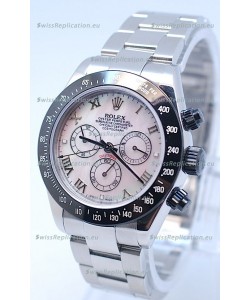 Rolex Project X Daytona Limited Edition Series II Cosmograph MonoBloc Cerachrom Swiss Watch in Pink Pearl Dial