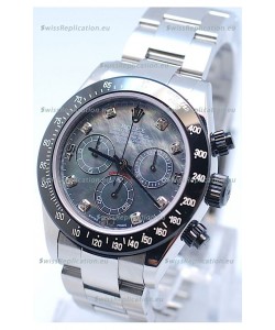 Rolex Project X Daytona Limited Edition Series II Cosmograph MonoBloc Cerachrom Swiss Watch in Black Pearl Dial