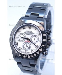 Rolex Daytona Cosmograph Project X Design Black Out Edition Swiss Watch in Pearl Dial