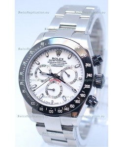 Rolex Project X Daytona Limited Edition Series II Cosmograph MonoBloc Cerachrom Swiss Watch in White Dial